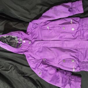 Purple Hooded Jacket